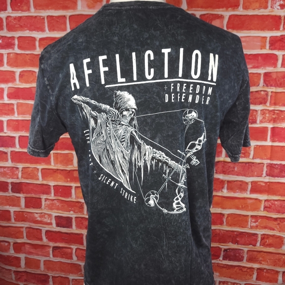 Affliction Other - Affliction Men's Grim Reaper Short Sleeve Graphic T-shirt- Size: L -Black - NWOT